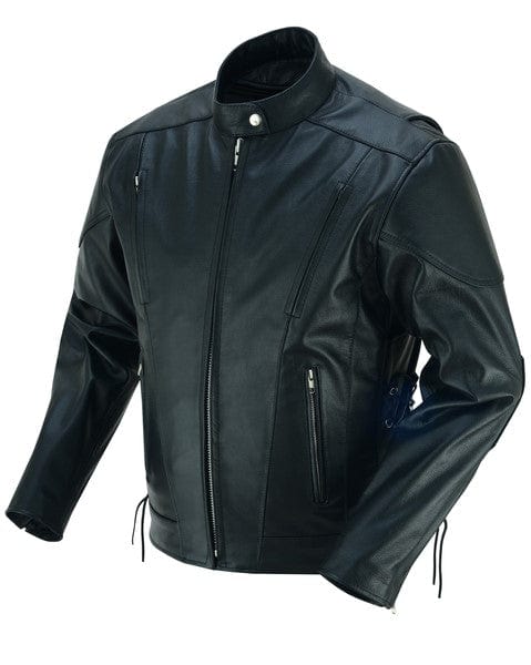 M & C Crop Leather Moto