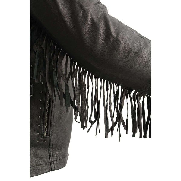 What is the Purpose of Fringe on a Leather Jacket?