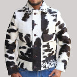 Men's Hair On Pony Skin Leather Jacket