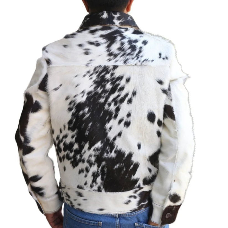 Men's Hair On Pony Skin Leather Jacket