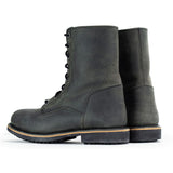 Men's Antique Black High Rise Lace Up Boots