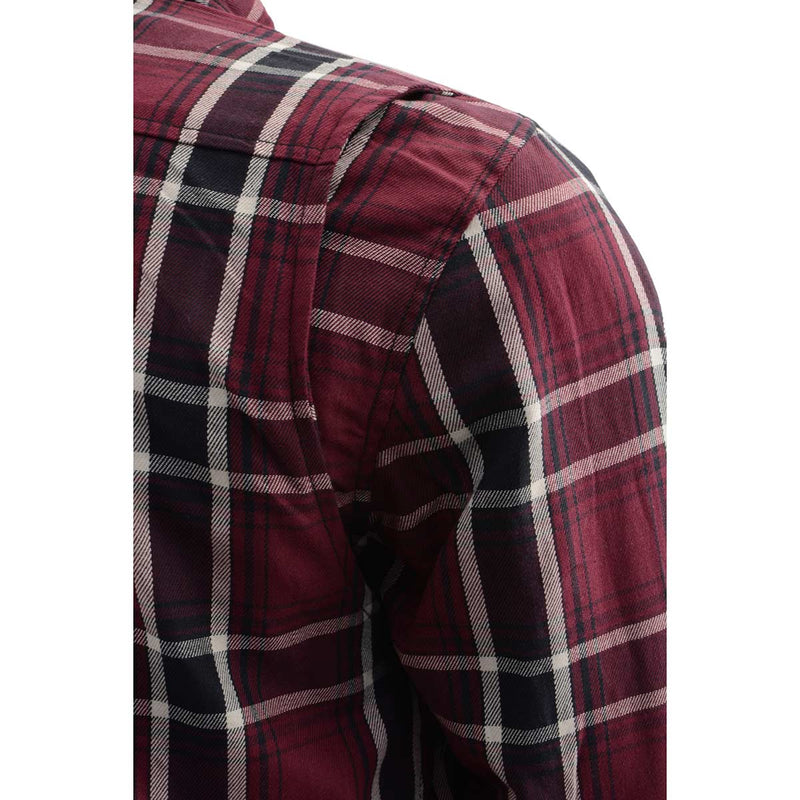 Men's Plaid Flannel Biker Shirt w/ CE Approved Armor