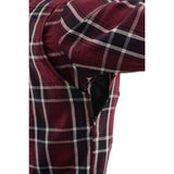 Men's Plaid Flannel Biker Shirt w/ CE Approved Armor