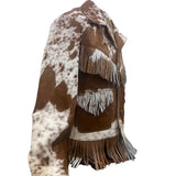 Men's Cowhide Western Fringe Jacket